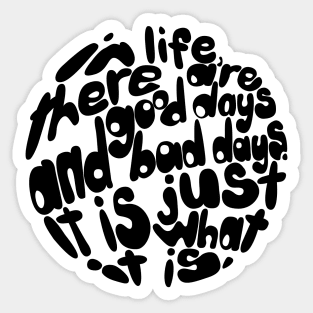 about life Sticker